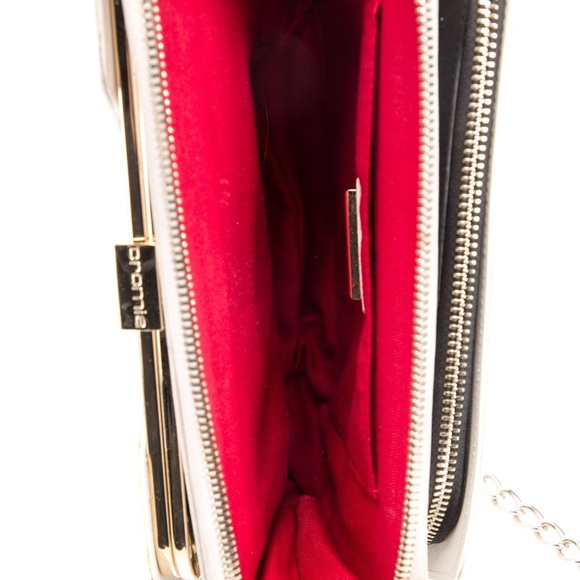 CROMIA Leather Chain Shoulder Bag white color - Picture 7 of 17